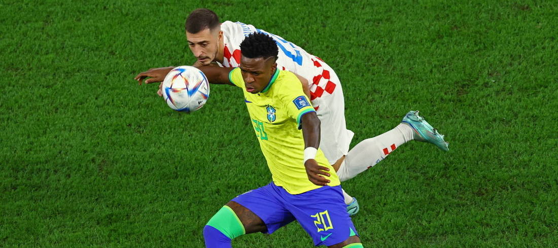 Croácia e Brasil duelam por vaga na semifinal; acompanhe em tempo real os lances do jogo (Lee Smith/Reuters - 09.12.2022)